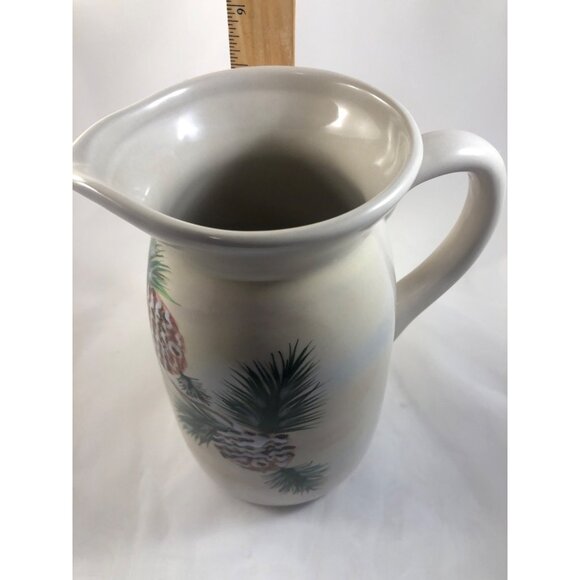 Vintage Pinecone Design Pitcher - Picture 6 of 7